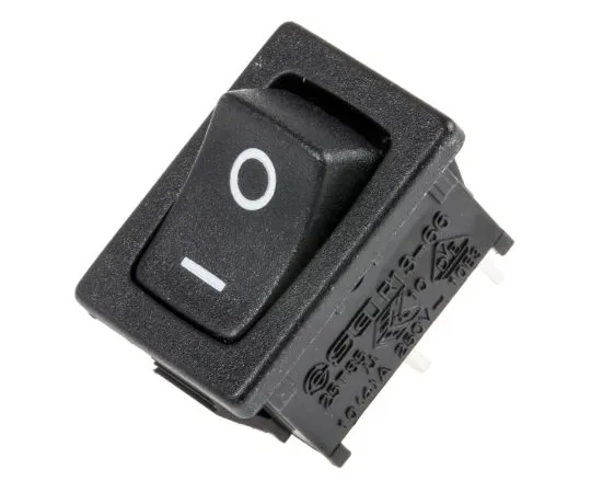 63-4618-96　RS PRO Single Pole Single Throw (SPST), On-None-Off Rocker Switch Panel Mount　419-754