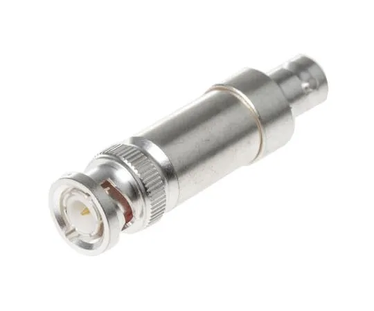 63-2999-62　RS Pro 50Ω Straight BNC RF Terminator, Through Hole, 0 → 0.5GHz, 2W Average Power Rating　546-4695