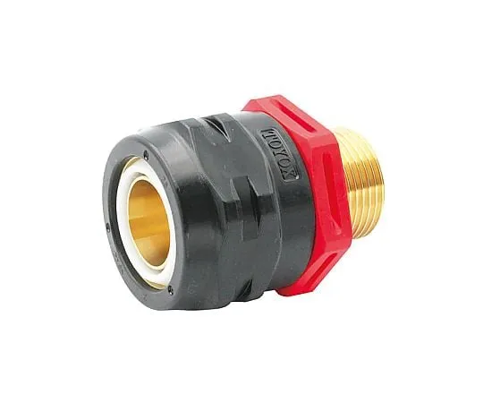 65-0878-45　Standards Connector TC3-PB Type Applicable Hose 9 mm Joint Toyo R 3/8　TC3-PB9-R38