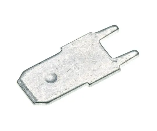 63-4641-83　RS PRO Grey Uninsulated Spade Connector, 7.9 x 6.4mm Tab Size　534-834