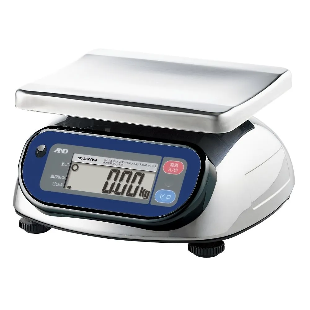 61-4677-84　Digital Weight Scales (Dust & Waterproof, with Tested) SK - 30KiWP　SK30KIWP-JA
