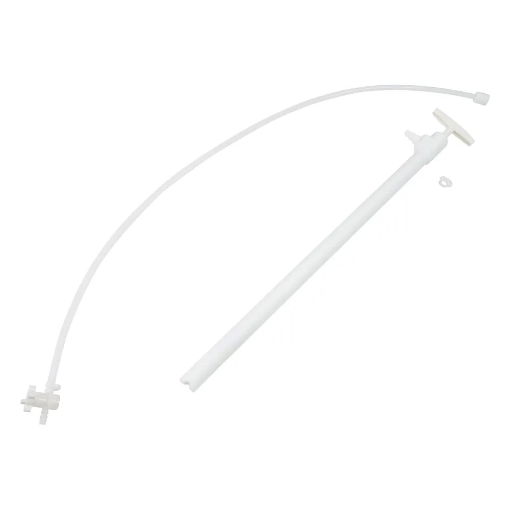 3-8181-02　PTFE Barrel Pump (With Stopcock) 780mm Discharge Tube Type　5606-0601