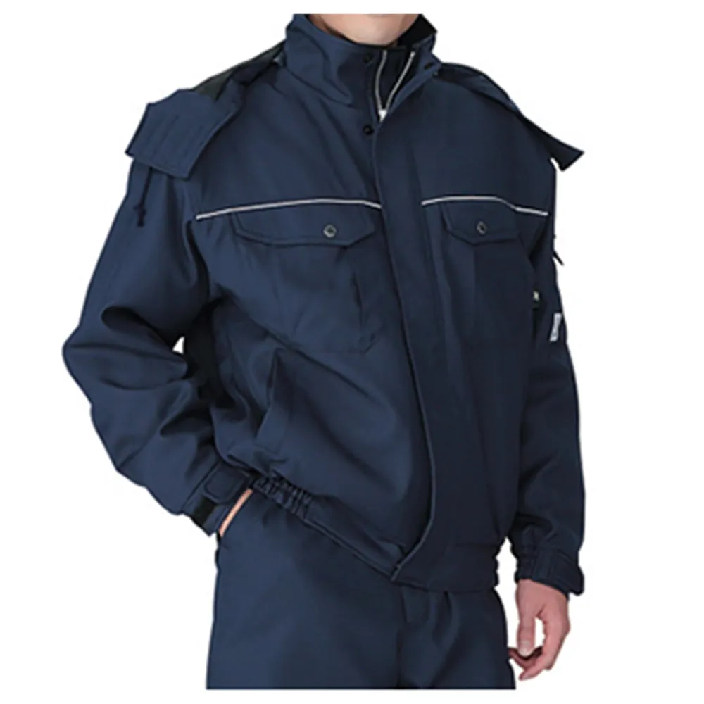 3-726-01　Antistatic Cold Jacket (Hooded) Navy M　48410-011-M