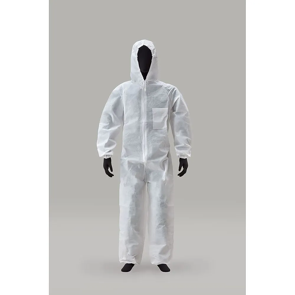 61-0002-17　AZ WORK(R) 1000 Coverall (White) M　AZWORK1000W-M
