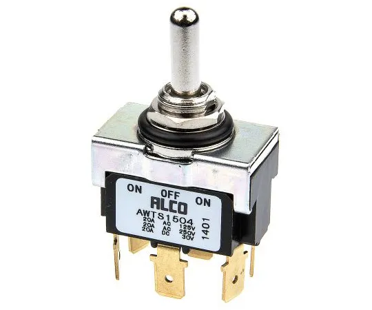 63-4584-29　Toggle Switch DPDT (On) -Off- (On)　AWTS1504