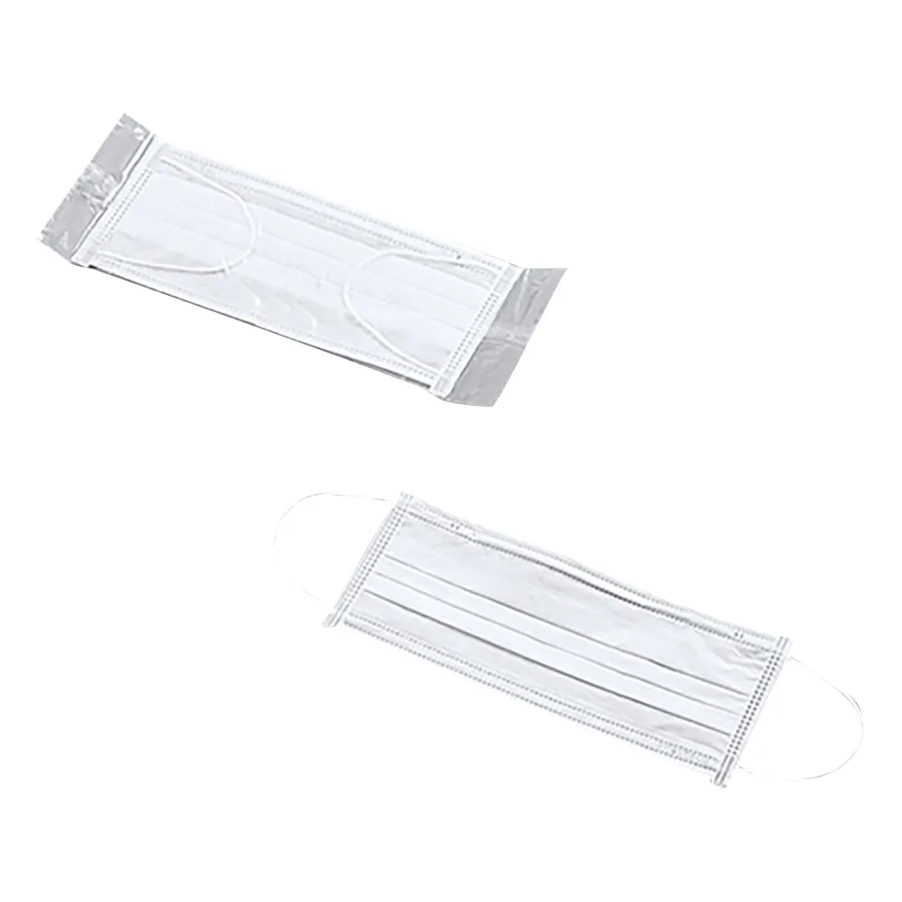 3-6851-01　Disposable Mask For Clean Room Wide Type 50 Pieces　-