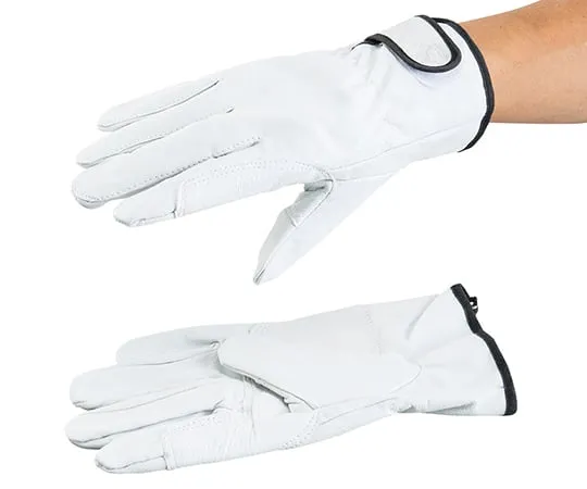 3-8223-01　AS TOOL Pig Outside Skin Glove With Velcro Tape (Crest)　AT-LG01-P