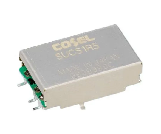 63-4140-01　Cosel 1.5W Isolated DC-DC Converter Surface Mount, Voltage in 4.5 → 9 V dc, Voltage out 5V dc　SUCS1R50505BP