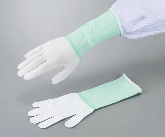 3-7371-01　ASPURE Long Inner Gloves Overlock Type L 10 Pairs/Bag