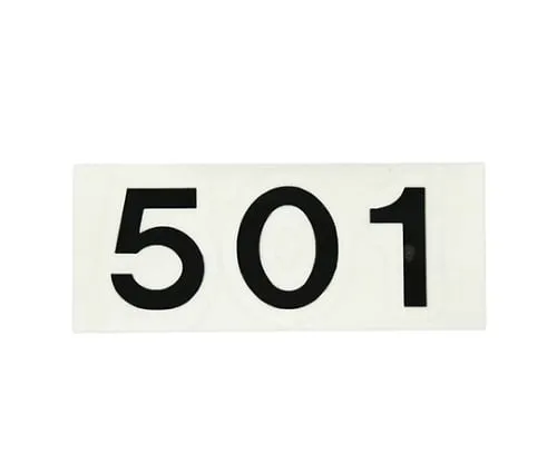 61-7392-76　Character Seal Black 501　CL176-501