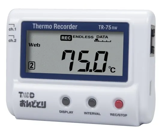 62-5001-28　Temperature Data Logger (Thermocouple/Wired LAN Type)　TR-75NW
