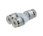 61-7645-26　Tube Fitting PP Union Y φ4　PPY4