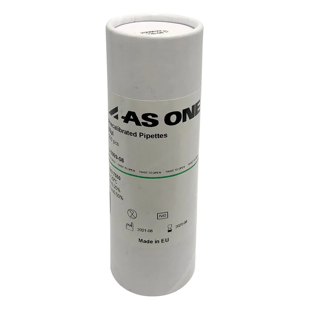 3-5999-08　Pre-calibrated Pipette 50μm 250 Pieces　-