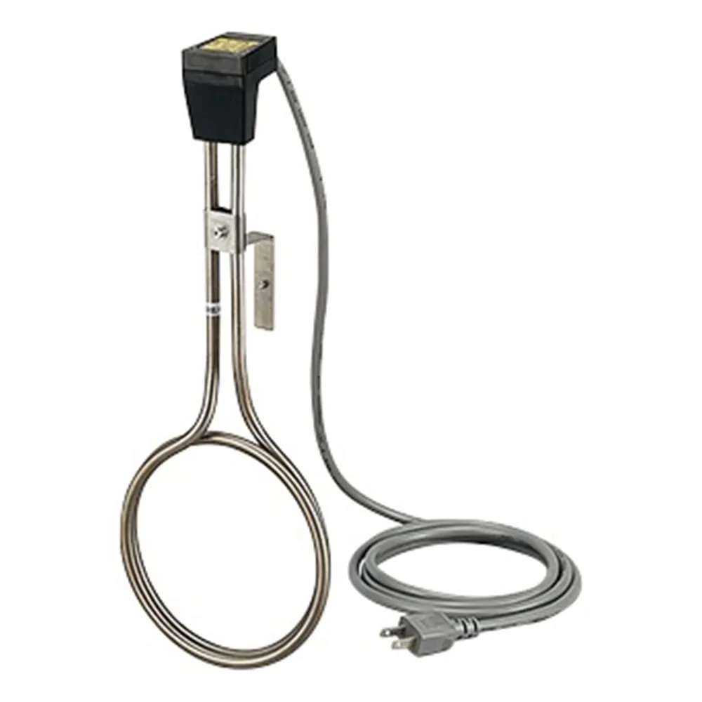 7-620-14　Titanium Immersion Pipe Heater Straight Type 280mm　LYPCT105