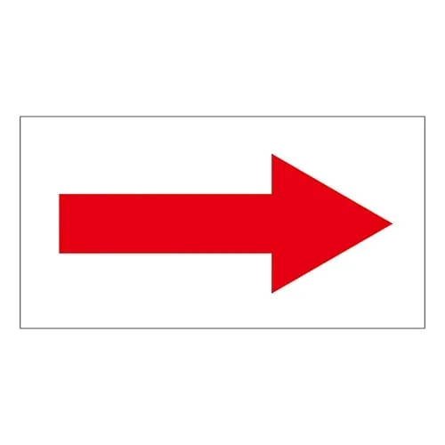 61-3408-40　Direction Indication Sticker For Identifying Tube -> (Red) Arrow Sticker 93　193093
