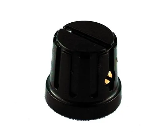 63-3113-27　knob 15 phi black　CP-CE15-6-S6.1W7
