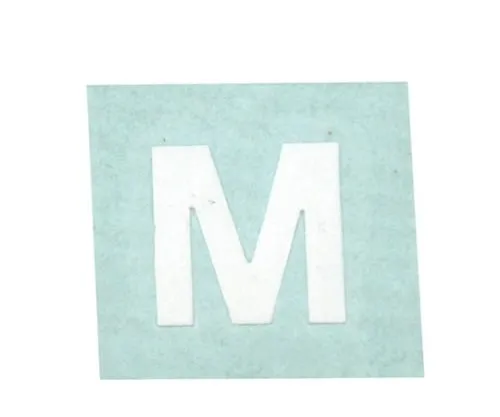 61-7397-54　Character Seal M White 15mm　CL15W-M