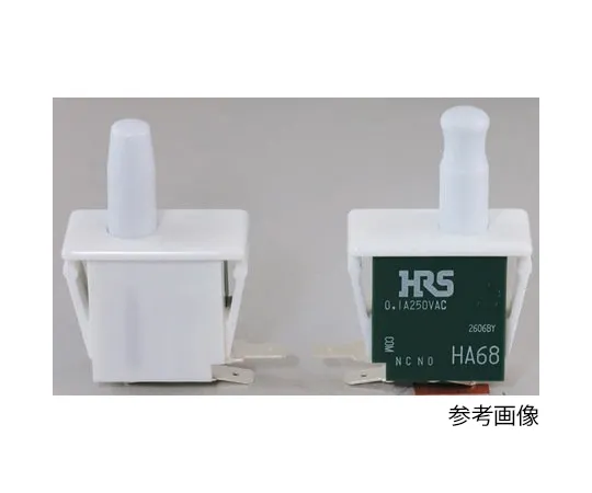 63-4598-68　Pushbutton Switch SPDT-NO/NC 100 mA @ 120 V ac Panel Mount　HA68-00A