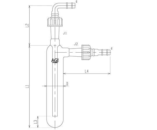 65-2346-22　Trap I Type (Hose Separable Type) Φ 30　4143-30200