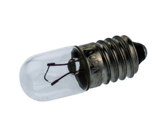 63-4140-28　E10 Indicator Light, Clear, 6.5 V, 300 mA, 4000h　104-806