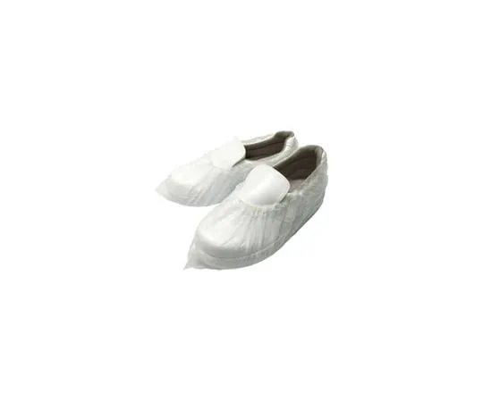 4-1247-01　Polyethylene Shoes Cover Clear 1 Bag (100 Sheets)