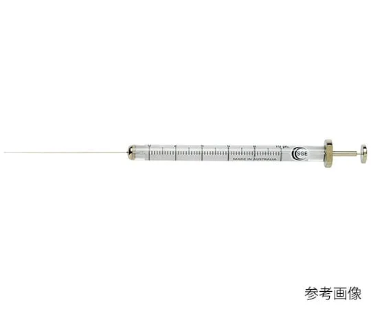 67-9332-88　Micro Syringe 10 μL PK6 002030 with Fixed Needle Type Calibration Certificate 1 Set (6 Pieces)　002030CAL