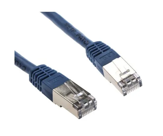 63-4616-98　RS PRO Blue Cat6 Cable, S/FTP, Male RJ45/Male RJ45, Terminated, 3m　411-457