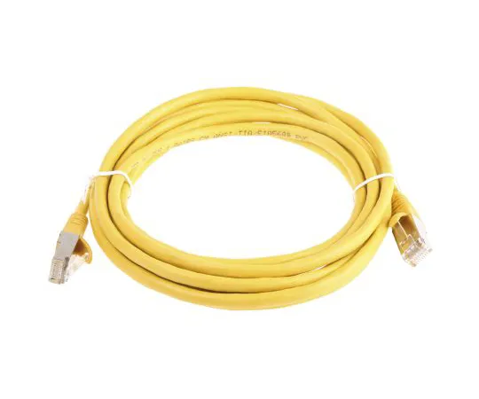 63-4645-40　RS PRO Yellow PVC Cat5e Cable F/UTP, 3m Male RJ45/Male RJ45 Terminated　556-257