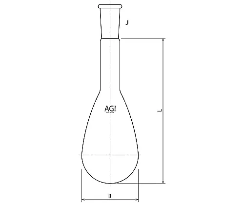 61-3624-94　Kjeldahl Flask 500mL 24/40　3212-500-4L
