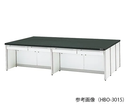 3-7926-01　Laboratory center bench (Frame Type) 1800 × 1200 × 800mm　HBO-1812