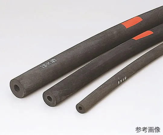 62-9845-38　Waste Tubing(exhaust pipe) Natural rubber Black type 4.5 mm x 12 mm
