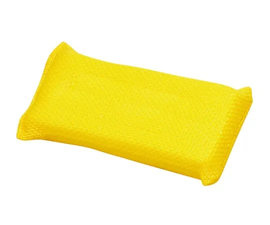 3-9736-01　Highly Durable Net Sponge Scotch-Brite(TM) 160 x 80 x 20mm Yellow　9300YEL10PUSU