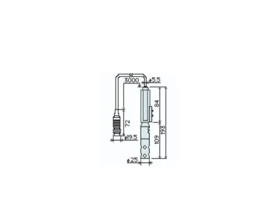 61-8517-85　Immersion Dissolved Oxygen Electrode Kyaru Memo for General Use　OE-270AA
