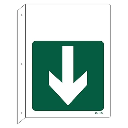 61-3381-27　JIS Safety Mark (L Shaped Board) JA-422　392422