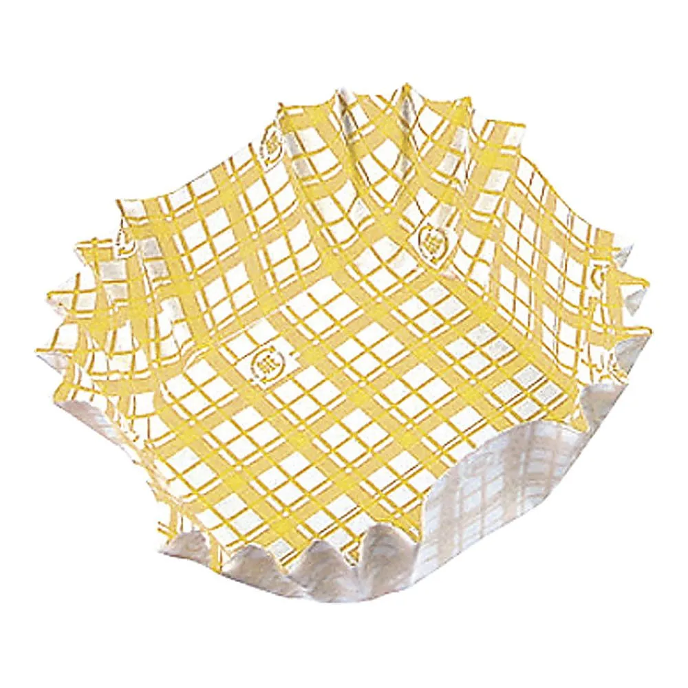 62-6649-11　Paper Cup Coco Case Rectangular (500 Sheets) Yellow