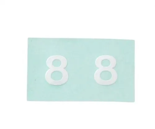 61-7397-10　Character Seal 8 White 10mm　CL10W-8
