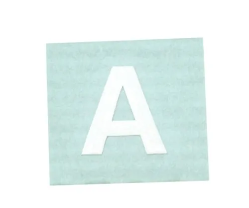 61-7397-42　Character Seal A White 15mm　CL15W-A