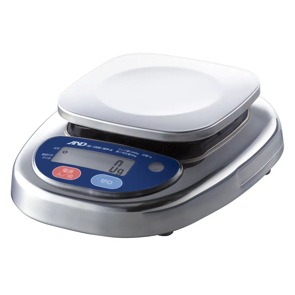 61-4675-82　Digital Scales (Dust & Waterproof, with Tested, District No. 1) HL1000iWP-K-A1　HL1000iWP-K-A1