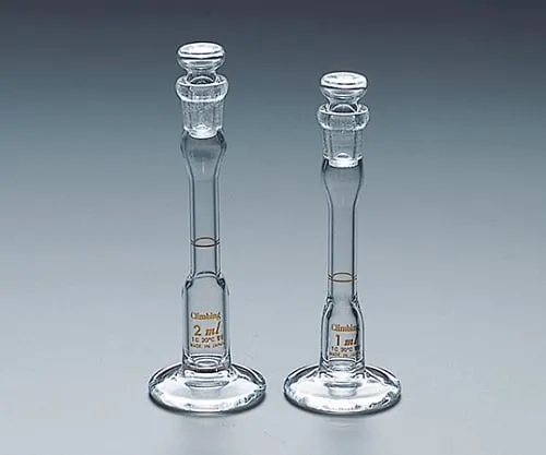 61-0061-39-20　Volumetric Flask with Stand, White 1 mL with Calibration Certificate　CL2300-01