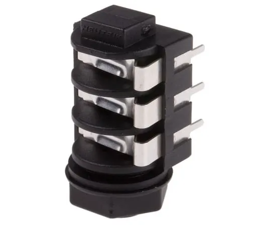 63-4625-34　RS PRO 6.35 mm Through Hole Stereo Jack Socket, 3Pole 3A　449-348