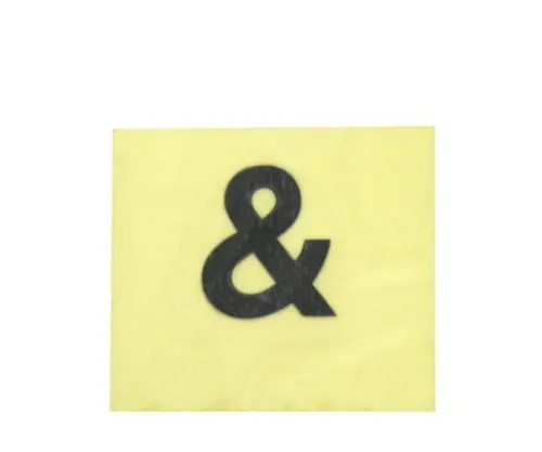 61-7398-19　Character Seal Black & 15mm　CL15B-12