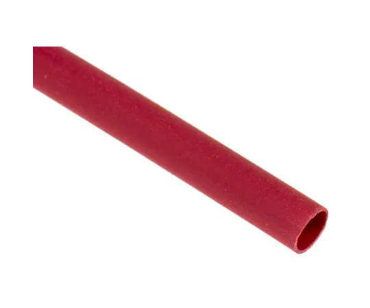 63-4612-75　RS PRO Heat Shrink Tube, Red 3.2mm Sleeve Dia. x 1.2m Length 2:1 Ratio　398-313