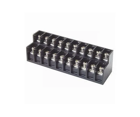 63-3147-65　2 Stage Terminal Strip For Printed Circuit Boards 250 V -10 A Square Washer Screws 20 Poles　ML-40-W3BYF-20P