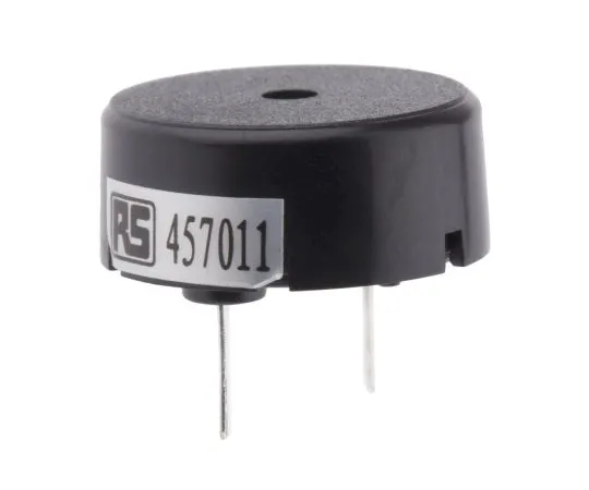 63-4627-47　RS PRO 78dB, Through Hole Continuous External Piezo Buzzer　457-011