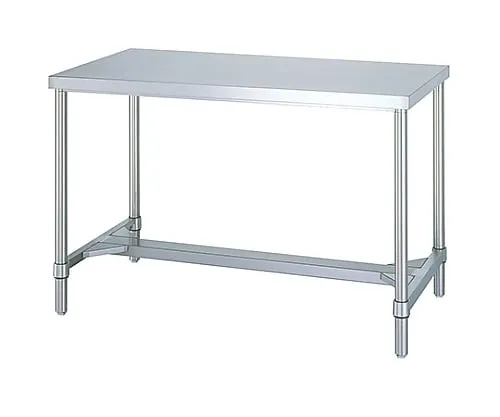 61-0008-90　Stainless Workbench (Stainless Steel (SUS430)), H Frame Specification) 450 x 450 x 800　AH-4545