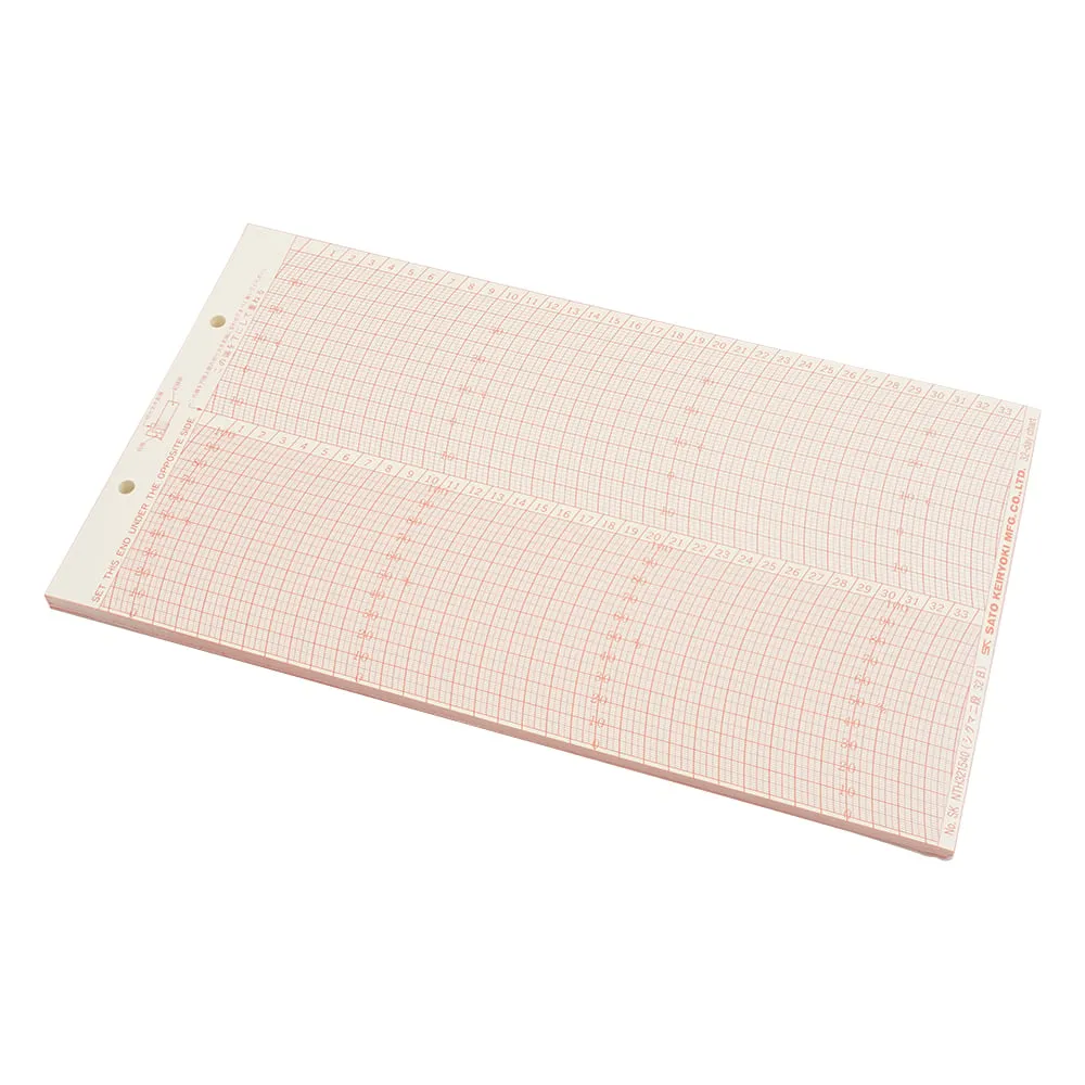 1-1014-23　Thermo-Hygrometer Recorder Sigma Type II Recording Paper 32 day Roll　7210-84