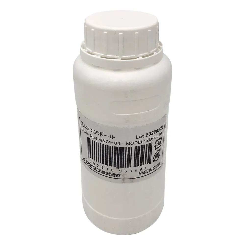 3-6674-04　Zirconia Ball 0.8 - 1.0φmm　ZB-0810