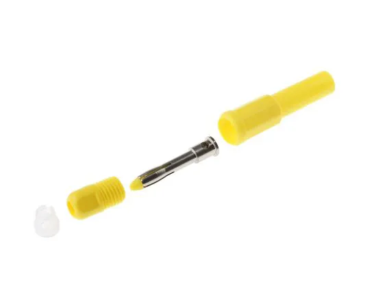 63-4626-81　RS PRO Yellow Male Banana Plug - Solder Termination, 1000V, 10A　454-328