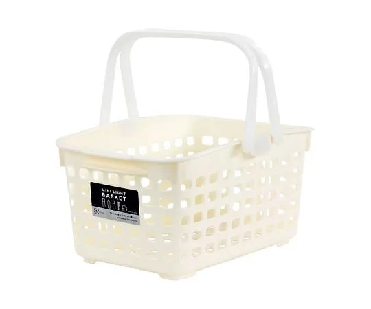 3-6074-11　Mini Light Basket Ivory　F-2597