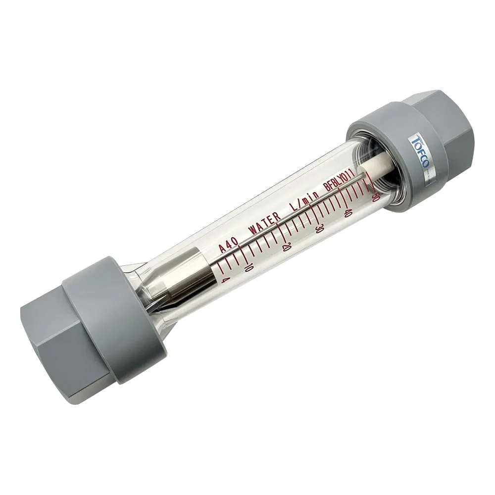 6-6075-08　Flow Meter (Acrylic Taper Pipe) 11-B50　FC-A40-11-B50-04